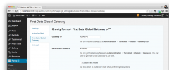 Gravity Forms + First Data Global Gateway e4 screenshot 1