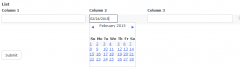 Gravity Forms - List Field Date Picker screenshot 2