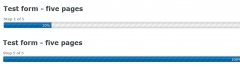 Gravity Forms - Start progress bar at zero percent screenshot 1
