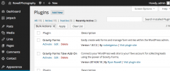 Gravity Forms Táve add-on screenshot 1