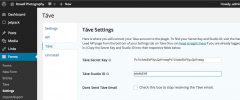 Gravity Forms Táve add-on screenshot 3