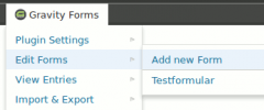 Gravity Forms Toolbar screenshot 2
