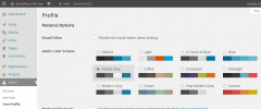 Grey Admin Color Schemes screenshot 1