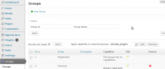 Groups screenshot 1