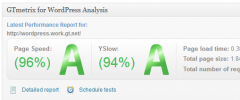 GTmetrix for WordPress screenshot 1