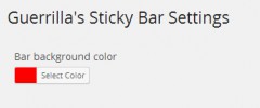 Guerrilla's Sticky Bar screenshot 1