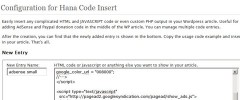 Hana Code Insert screenshot 1