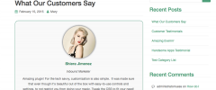 Testimonials by Handsome Apps screenshot 2