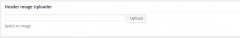 Header Image Uploader screenshot 1