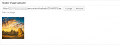 Header Image Uploader screenshot 4