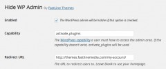 Hidden WP Admin screenshot 1