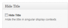 Hide Title screenshot 1