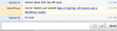 HipChat screenshot 1