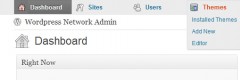 Horizontal Admin Menu screenshot 2