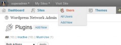 Horizontal Admin Menu screenshot 4