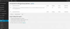 Horizontal scrolling announcement screenshot 2