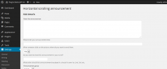 Horizontal scrolling announcement screenshot 4