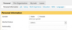 WP human resource management screenshot 2