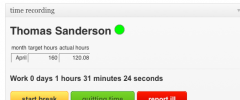HRM Work Tracking screenshot 1