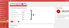 Helios Solutions Custom Admin Theme screenshot 1