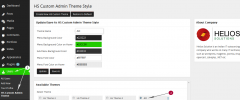Helios Solutions Custom Admin Theme screenshot 2