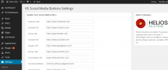 Helios Solutions Social Media Buttons screenshot 1