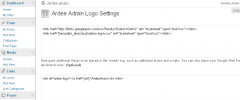 HTML as Admin Logo screenshot 2