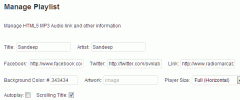 HTML5 MP3 Player with Playlist Free screenshot 2