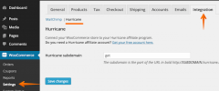 WooCommerce Hurricane Integration screenshot 1