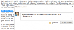 HyperComments screenshot 2