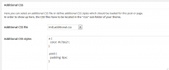 IM8 Additional CSS screenshot 1