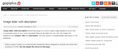 Image slider with description screenshot 1
