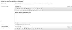 IMG Dead Simple Contact Form screenshot 1