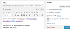 IMG Simple Site Options screenshot 3