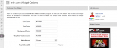 ImIn.com Affiliate Plugin for WordPress screenshot 2