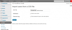 Import Users from CSV screenshot 1