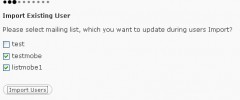 Import Users to MailChimp screenshot 3