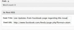 In Post RSS Feed screenshot 2