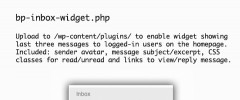 Inbox Widget screenshot 1