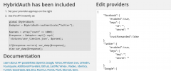Include HybridAuth library screenshot 1
