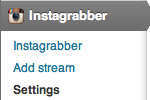 Wordpress Instagrabber screenshot 1