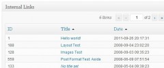 Internal links check screenshot 1