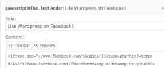 Javascript HTML Text Adder screenshot 1