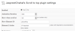 jcwp scroll to top screenshot 1