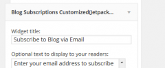 Jetpack Subscription Form screenshot 1