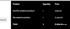 Jigoshop Mini Cart screenshot 2