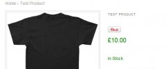 Jigoshop Pinterest Button Extension screenshot 1