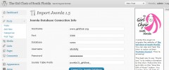 Joomla 1.5 Importer screenshot 1