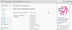Joomla 1.5 Importer screenshot 2