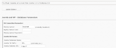 Joomla/Mambo To Wordpress Migrator screenshot 1